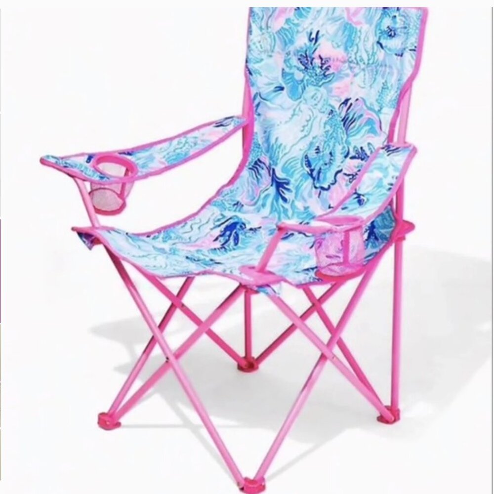 NWT Lilly Pulitzer Folding Beach Chair | Shade Seekers | Limited Edition
